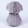 Soft toy "dog", on a key fob, color mix