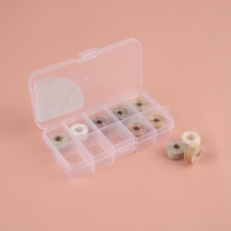 A set of rods with threads, in the organizer, d = 20 mm, 10 pcs, color beige spectrum-1