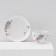 Service Porcelain Tea Daulay "Lavender", 12 objects: 6 cups 250 ml, 6 saucer d = 15 cm, white color