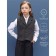 Children's vest Children's Amarobaby Study Smart, height 140 cm, gray color