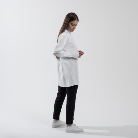 SL shirt, slanting bar, 42-44, white-5