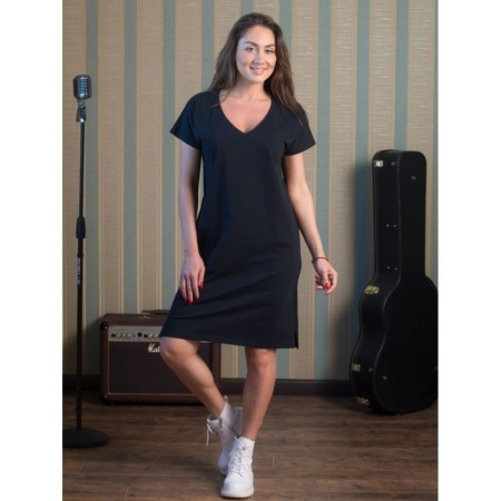 Female dress, size 54, black color