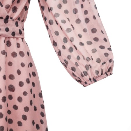 Dress summer female mist, size 42, pink color-9
