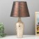 Highlight lamp 16519/1 E14 40W gold 25x25x45 cm