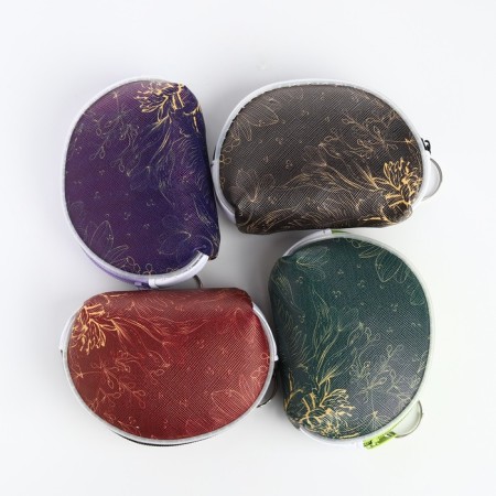 Women's wallet with zipper, color mix-2
