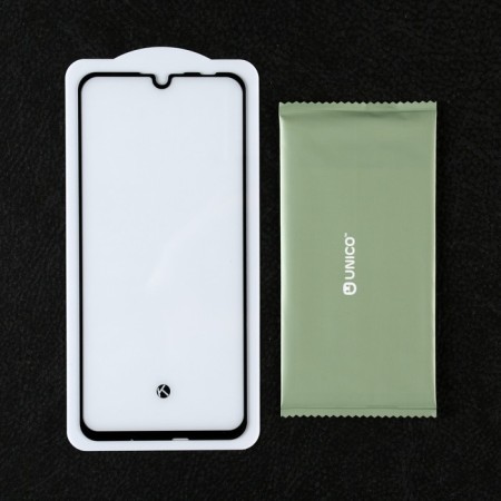 Krutoff protective glass for Samsung S21 Fe, full glue, black-1