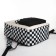 Youth backpack from textiles, 3 pockets, white/black color