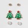 Pusets 3 pairs "Christmas tree", colored