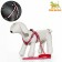 Sports set a reflective, leash 120 x 1 cm, fire 23-35 cm, red
