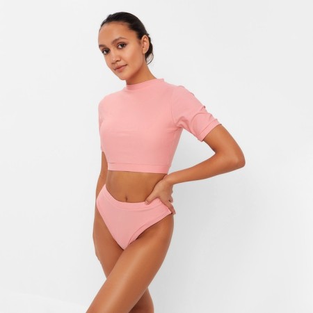 Separate Minaku swimsuit with top, pink color, size 46-4