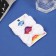 Hair clamp "Bow Vivian" (set 2 pcs) Classic heart, 6 cm, white