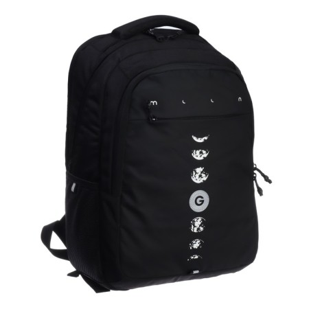 Youth backpack 42 x 31 x 22 cm, Grizzly, ergonomic back, laptop department, black-1