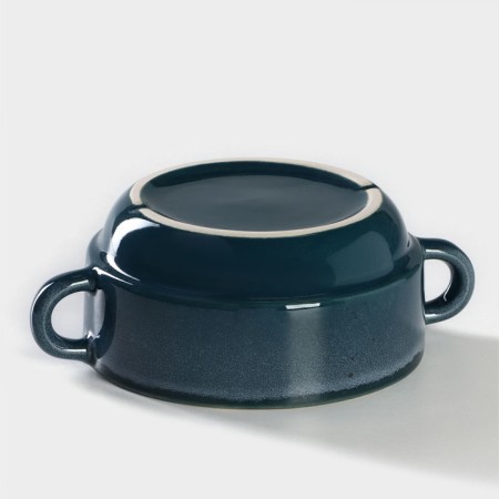 Porcelain broth BLU REATTIVO, 300 ml, D = 11.5 cm, Blue color-4