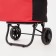 Carrier-house bag on cord, black/red color