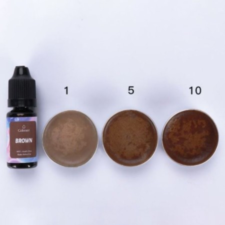 Paint (pigment) for wax "brown" 10 ml
