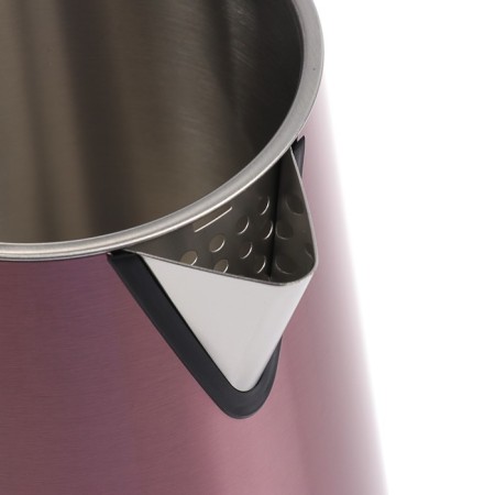 Electric kettle Galaxy Gl 0320, metal, 1.7 l, 2000 watts, color "pink gold"-1