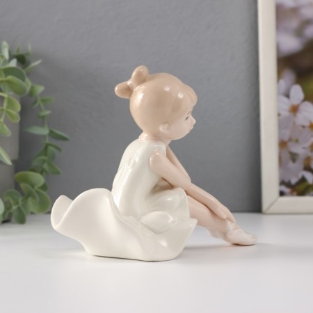 Souvenir ceramics "Young ballerina after rehearsal" 15x12.5x9.5 cm-3