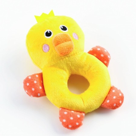 Игрушка пищащая для собак "Утёнок",17 см-1