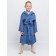 Baby robe, height 146 cm, blue color