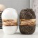 Yarn "NOSTOCH PENTER" 100% polypropylene 200 ± 20m/50g set 2pcs (brown brilliance, snow -white)
