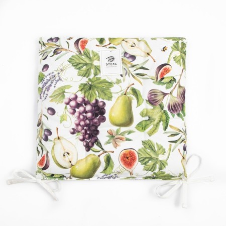 Siddle for a chair "Ethel" Fruit Garden 42x42cm, 100% cotton, 190 g/m2-7