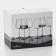 A set of glass glasses for the wine Rainbow Fresh, 600 ml, decor, 6 pcs