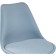 Wooden stool Bonuss array of beech/velor, natural/blue 49x56x81 cm