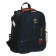 School backpack 38 x 30 x 16 cm, ergonomic back, stavia "spider", black