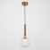 Lamp Bayerlux 34851/1 G9 40W gold 15x15x35-135 cm