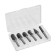 A set of balls on wood and tundra plastic, sandblasting, shank 6 mm, 6 pcs.