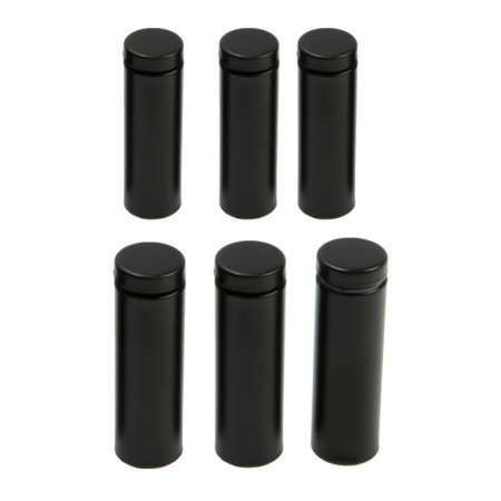 Remote holder for plates, 19x60 mm, black color, set 6 pcs.