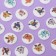 Sugar figures-medalons "Smeshariki", 63 pcs, D 27mm