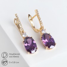 Earrings with rhinestones 