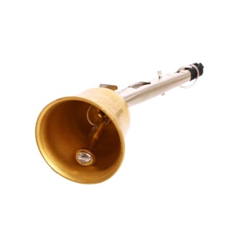 Namazu bell, with a metal clip "crocodile", brass-1