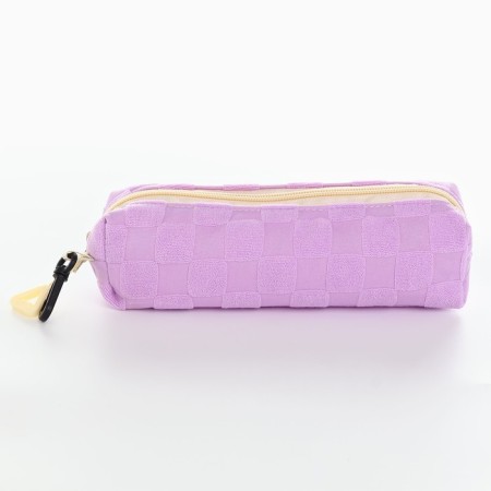 School backpack, set 2 in 1,+ pencil case in a cage, 40x28x13 cm, lilac color-11