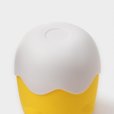 Water bottle in the silicone cover "Tsyplenok", 290 ml, yellow color-4