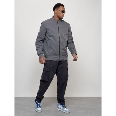 Male bomber, size 54, gray color-2