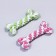 Cable toy "wicker bone", up to 15 cm, up to 60 g, mix of flowers