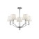 Clarissa 5x40W e14 chandelier chrome