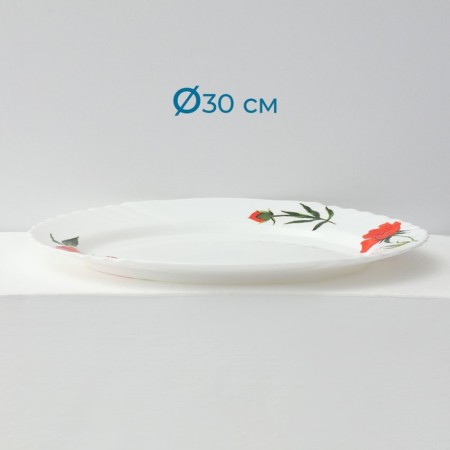 Service table "velvet rose", 37 items, glass ceramic-24