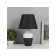 Table lamp "Strict lines" 1x40W E27 black/white 25x25x40cm