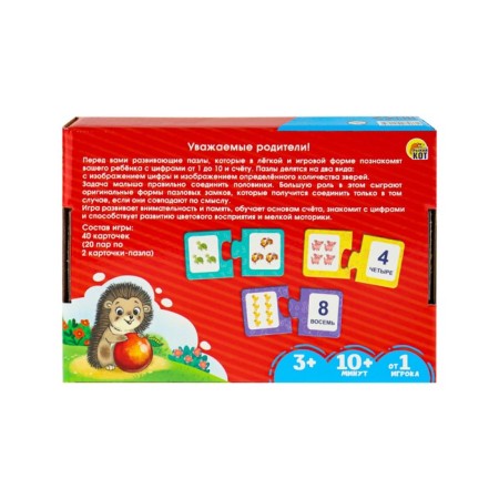 Pair puzzles "Fascinating arithmetic"-1