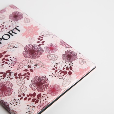 Cover for passport, pink color-3