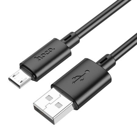 Hoco X88, Micro USB - USB, 2.4 A, 1 m, PVC, black