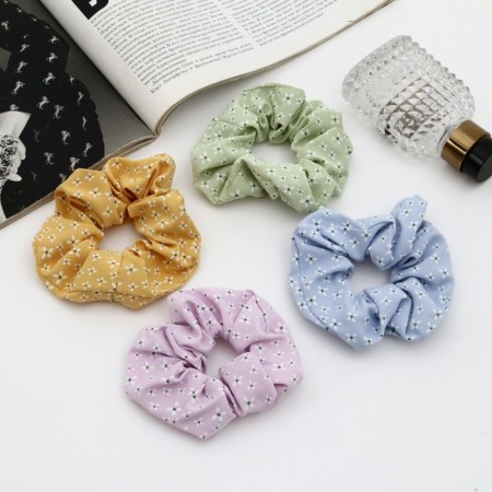 Hair elastic band "Orbit" elite flowers, 8 cm, mix-1