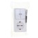 Combined Kuntsevo Block Optima 8067, 2 keys, with salary, white