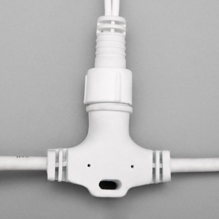 Garland "curtain" 2 x 6 m, IP65, UMS, white thread rubber, 1440 LED, white glow, 220 V-5