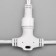 Garland "curtain" 2 x 6 m, IP65, UMS, white thread rubber, 1440 LED, white glow, 220 V