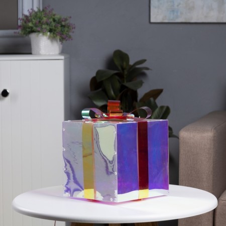 LED figure "Gift" 20 × 20 × 20 cm, plastic, 220 V, glow of white-1