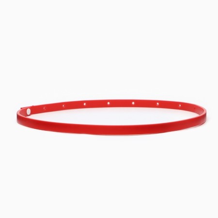 Bio -eshooset from parasites "Piggon Premium" for dogs, red, 65 cm-3
